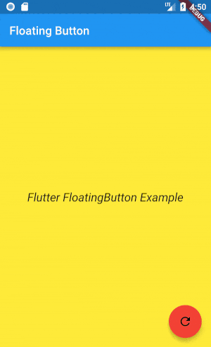 Flutter Floating Action Button Example - FlutterRDart