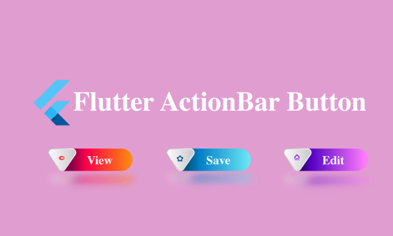flutter actionbar button tutorial