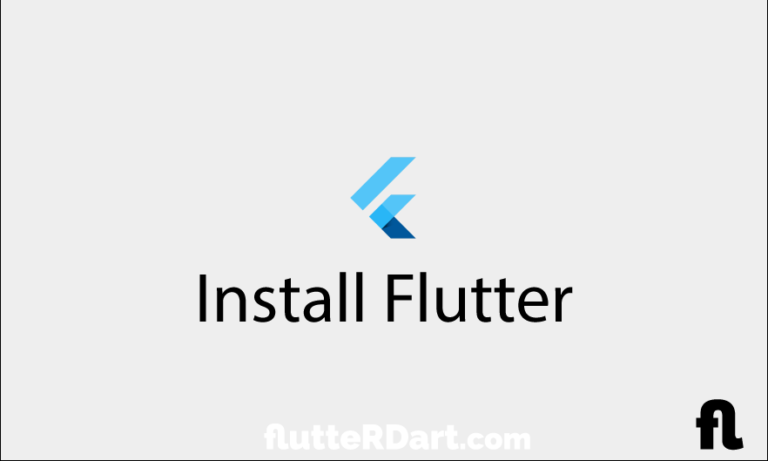 install flutter super easy