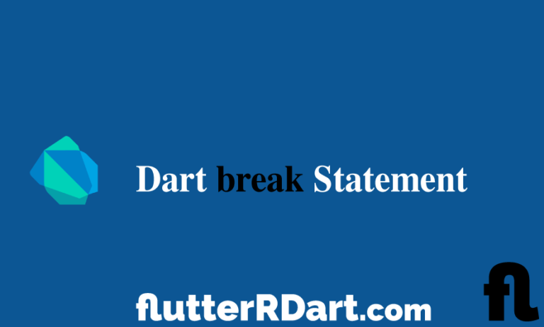 dart break keyword